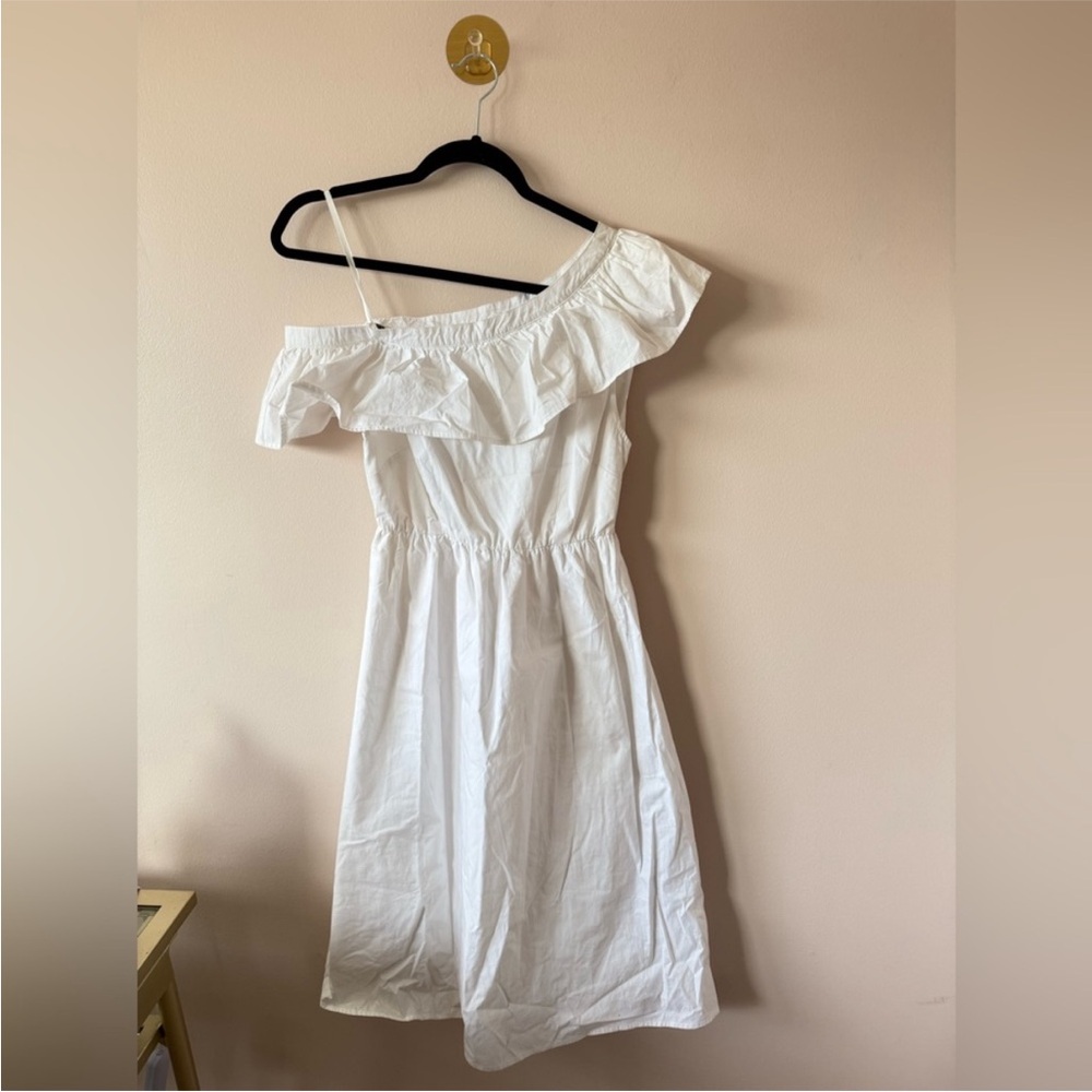 Walter Baker White One-Shoulder Dress M